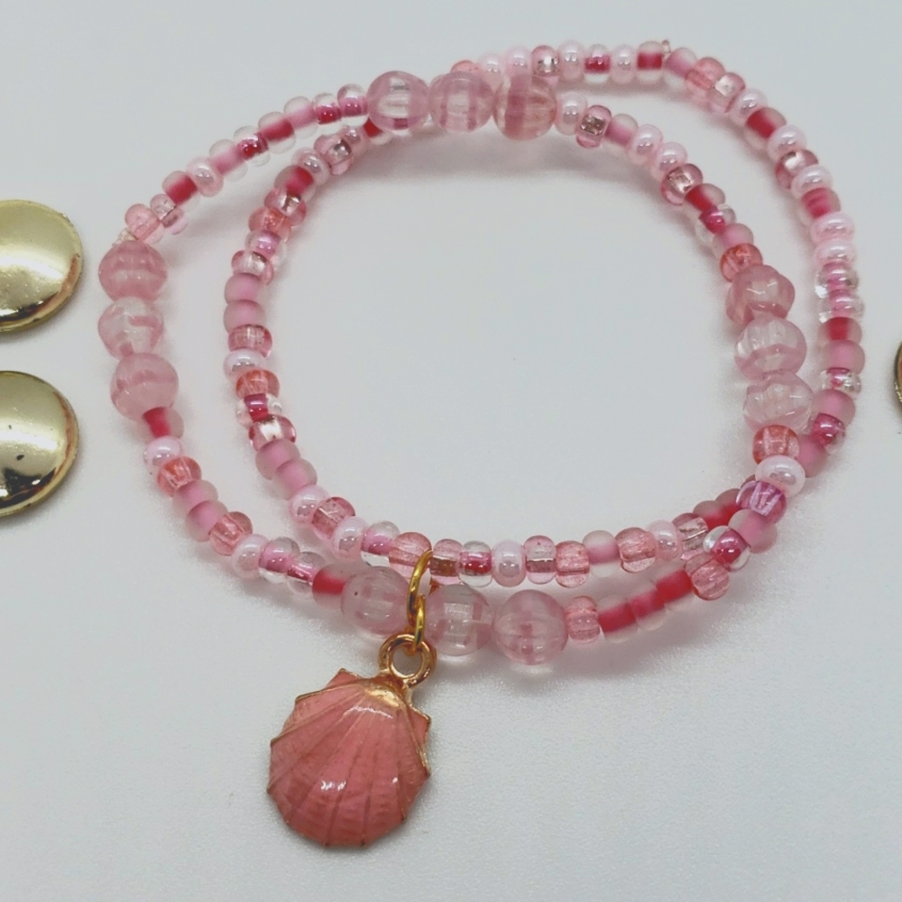 Pretty in Pink double bracelet
